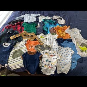 Lot of baby boy clothes 0-3 months
